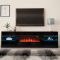 Led Tv Stand with Electric Fireplace